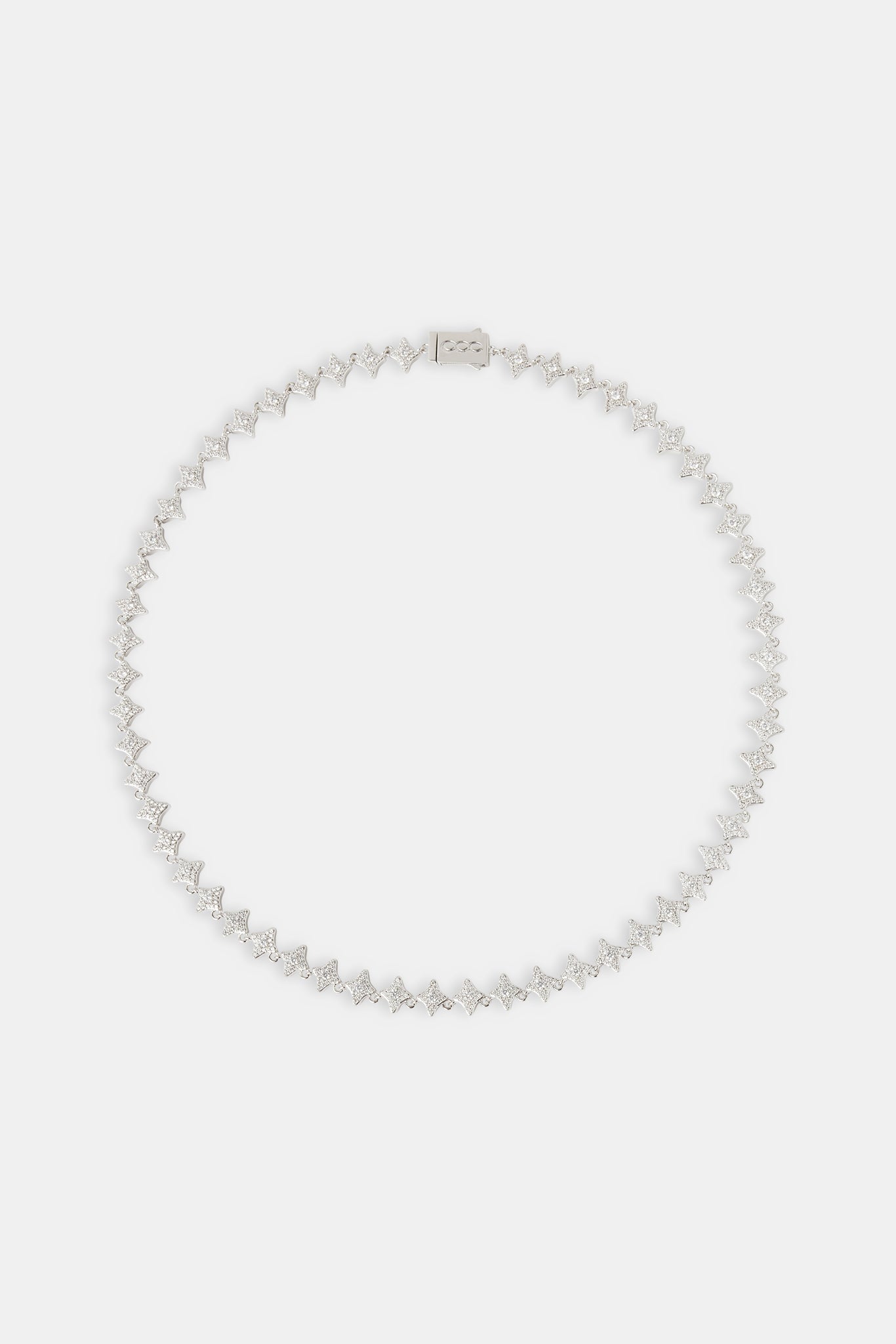 Iced Star Motif Chain - 8mm
