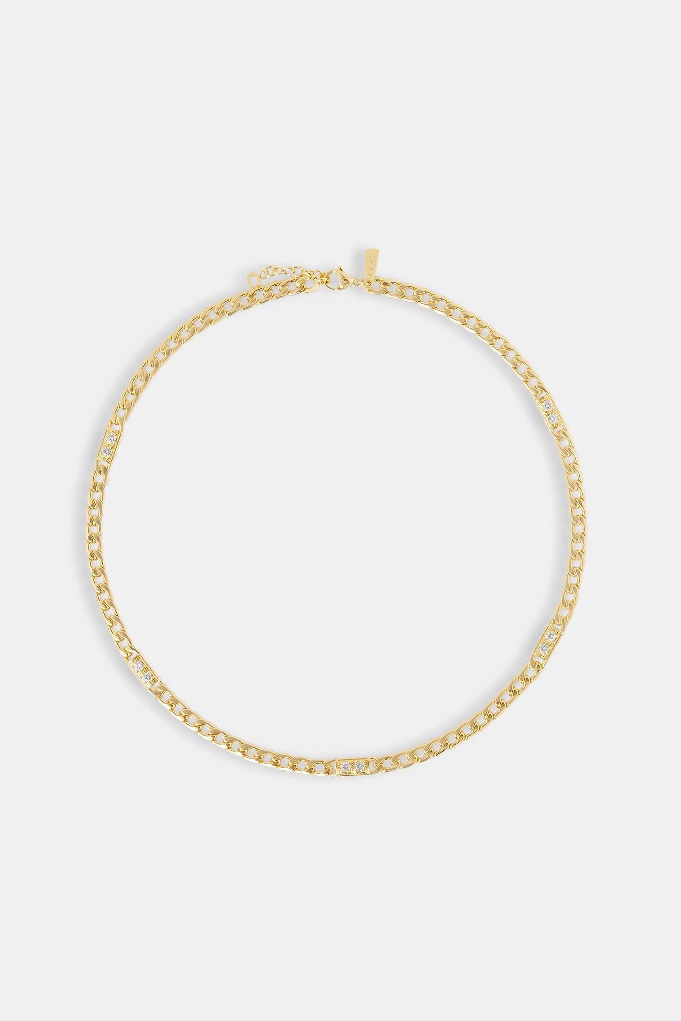 6mm Cuban CZ Panel Chain