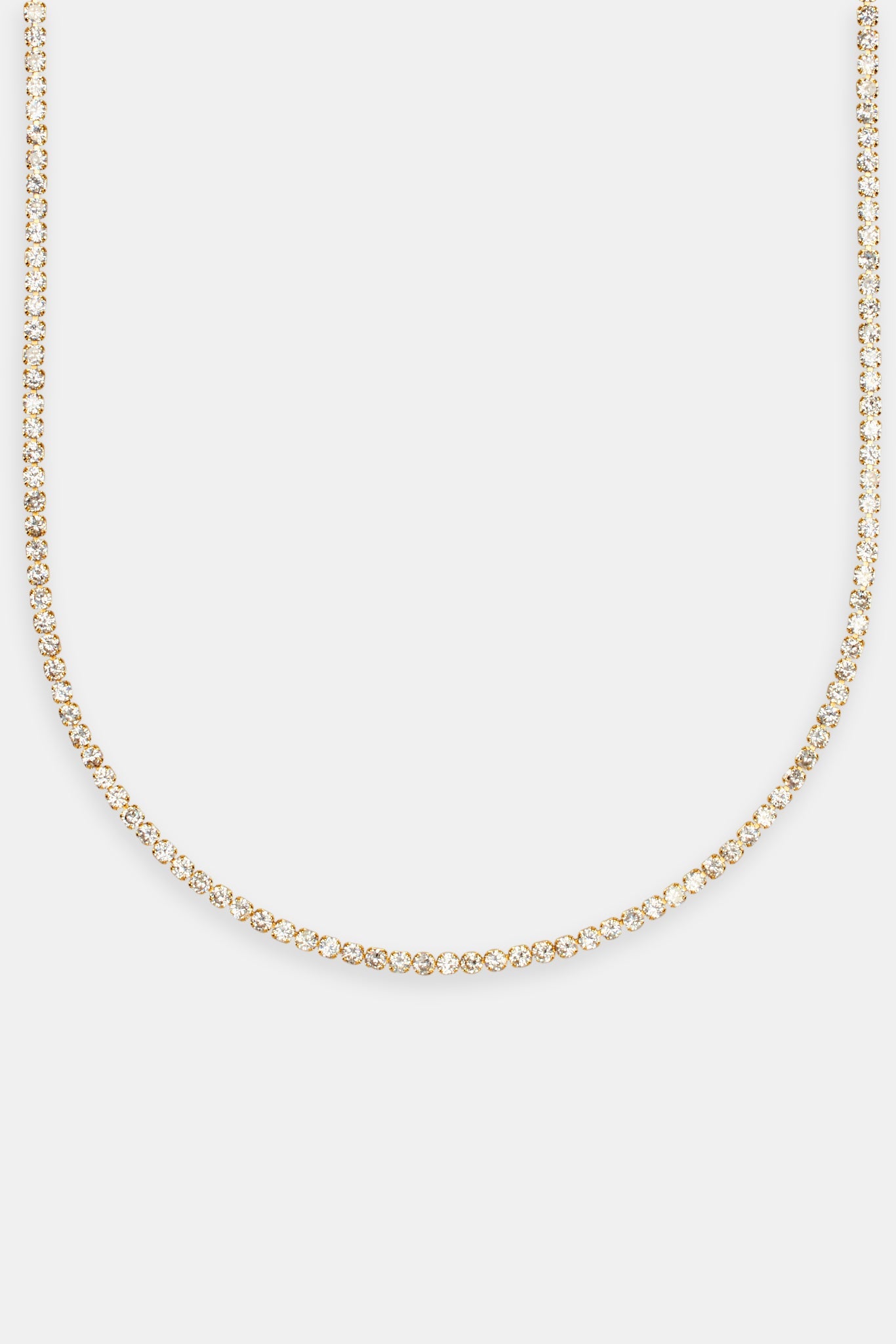 2.5mm Micro Tennis Chain - Gold