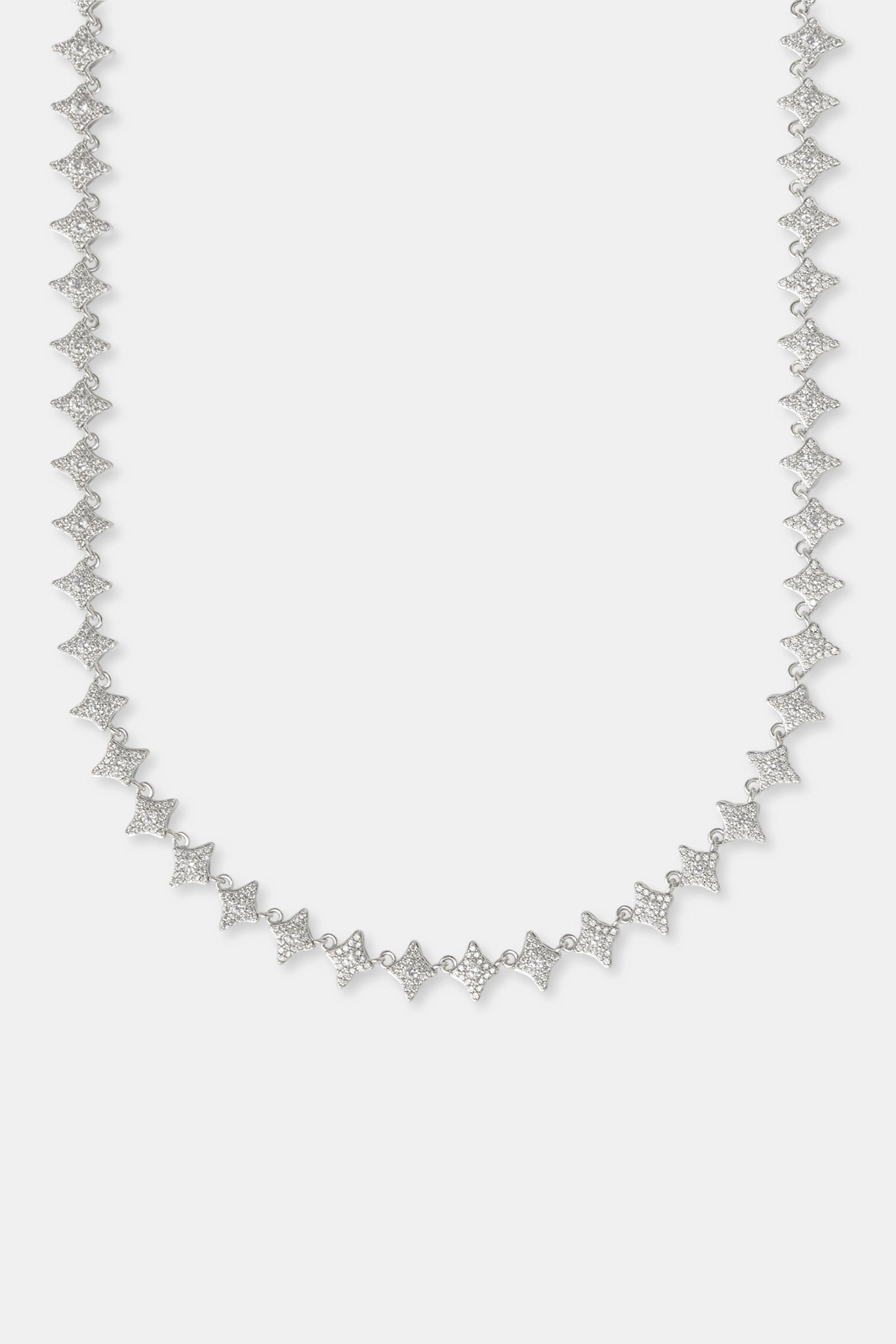 Iced Star Motif Chain - 8mm