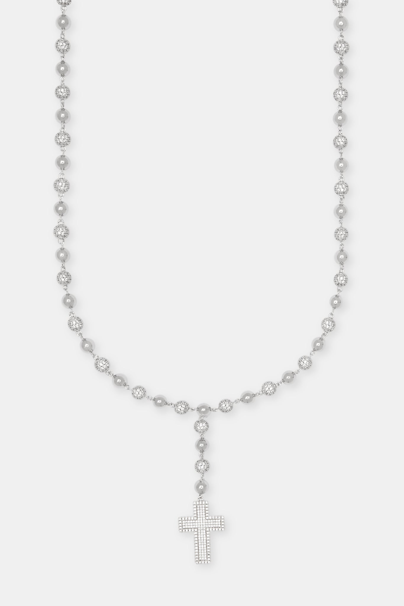 Drop Cross Ice Ball Chain